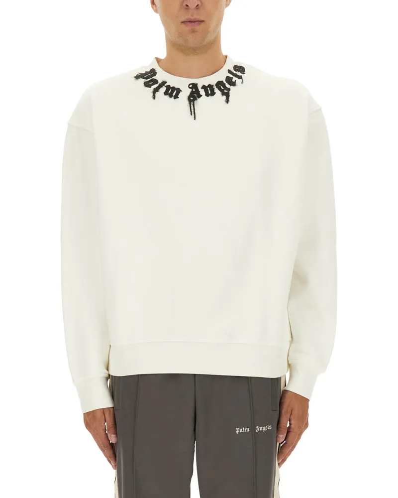Palm Angels Sweatshirt mit Druck White