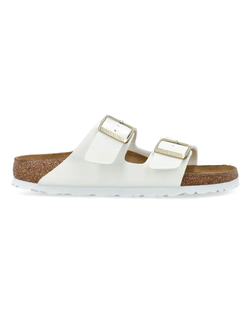 Birkenstock flache Schuhe weiß White