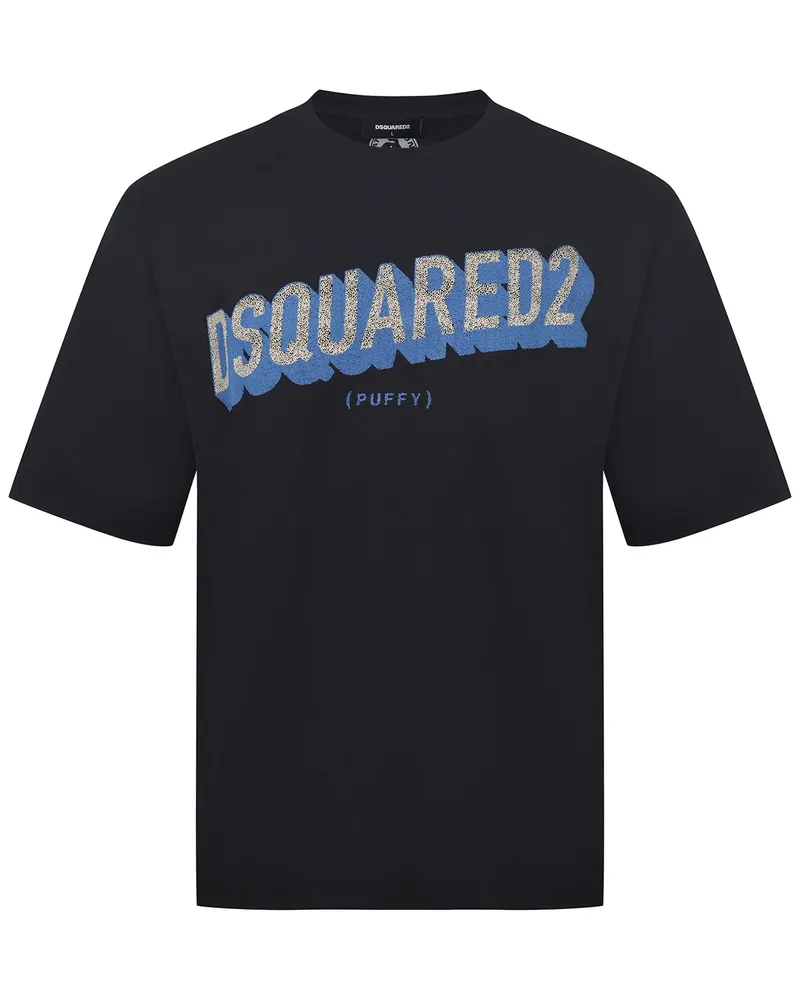 Dsquared2 T -Shirt aus Baumwolle Black