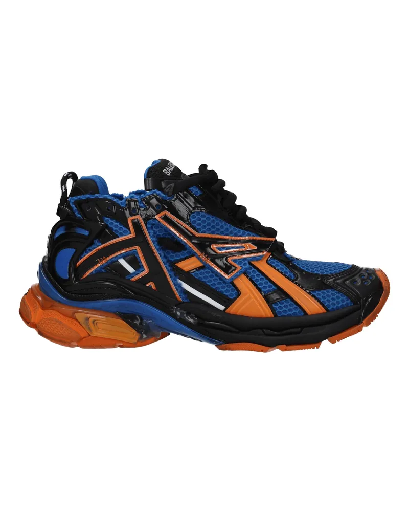 Balenciaga Sneakers Runner Man Fabric Blau/Orange -