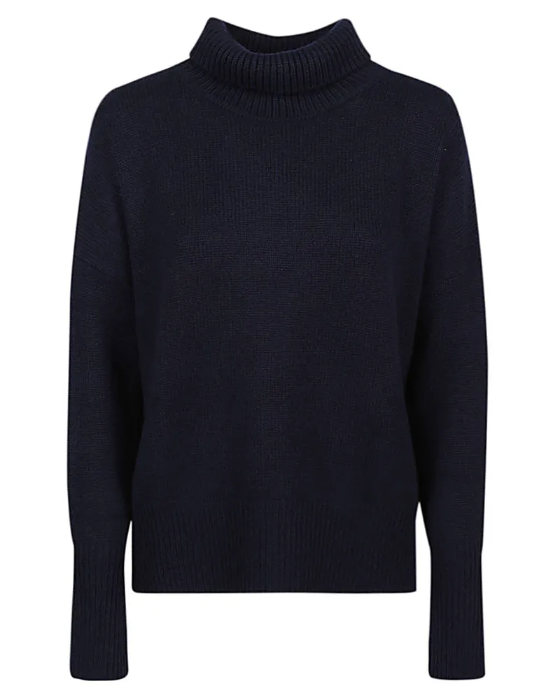 Lisa Yang Heidi Cashmere Turtle Neck -Pullover Blue