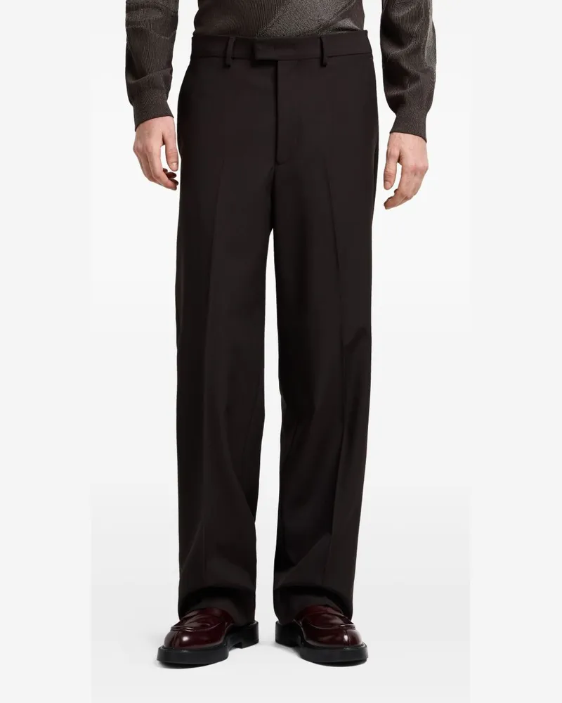 Emporio Armani Wollanzug Brown
