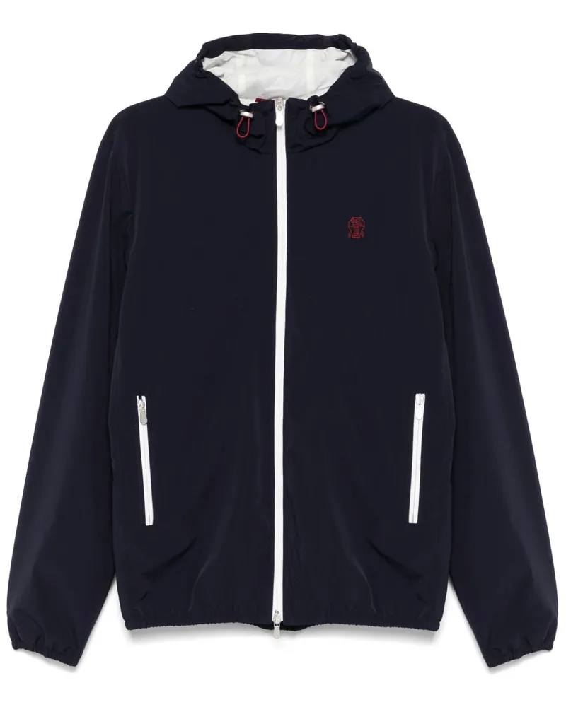 Brunello Cucinelli Wasserabweisende Blousonjacke von Blue