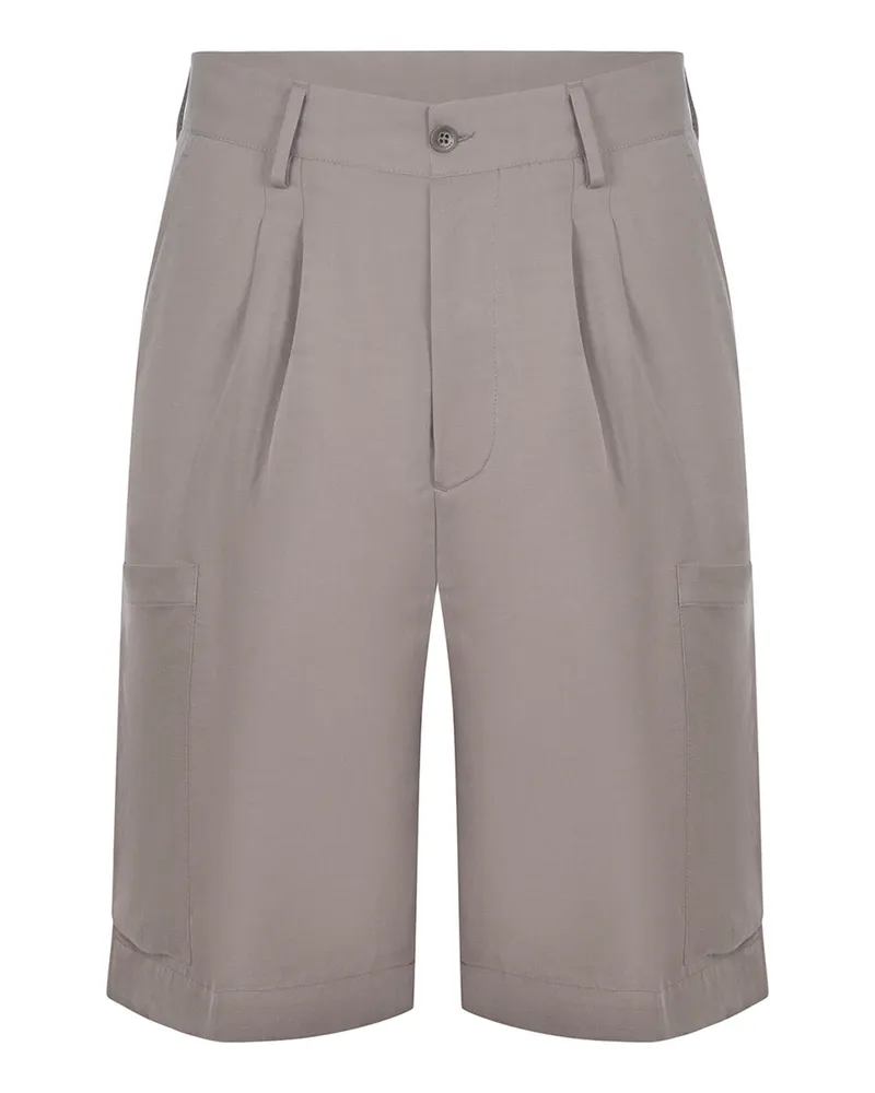Costumein Bermuda -Shorts aus einer Leinenmischung Dove