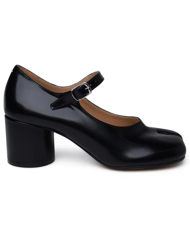 Maison Margiela Black Lear Pumps Black