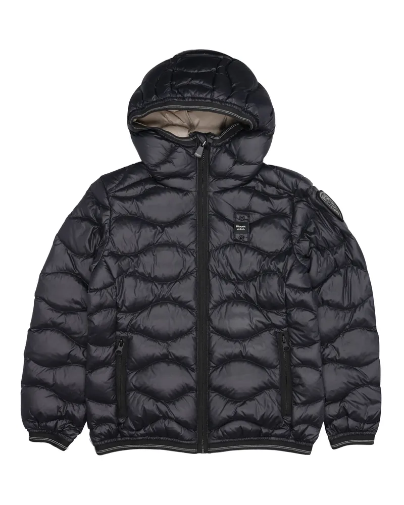 Blauer Mäntel schwarz Black