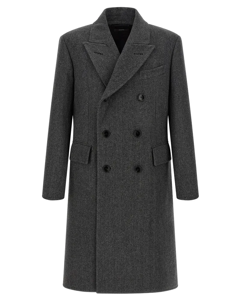 Tom Ford Double Breasted Mantel Gray