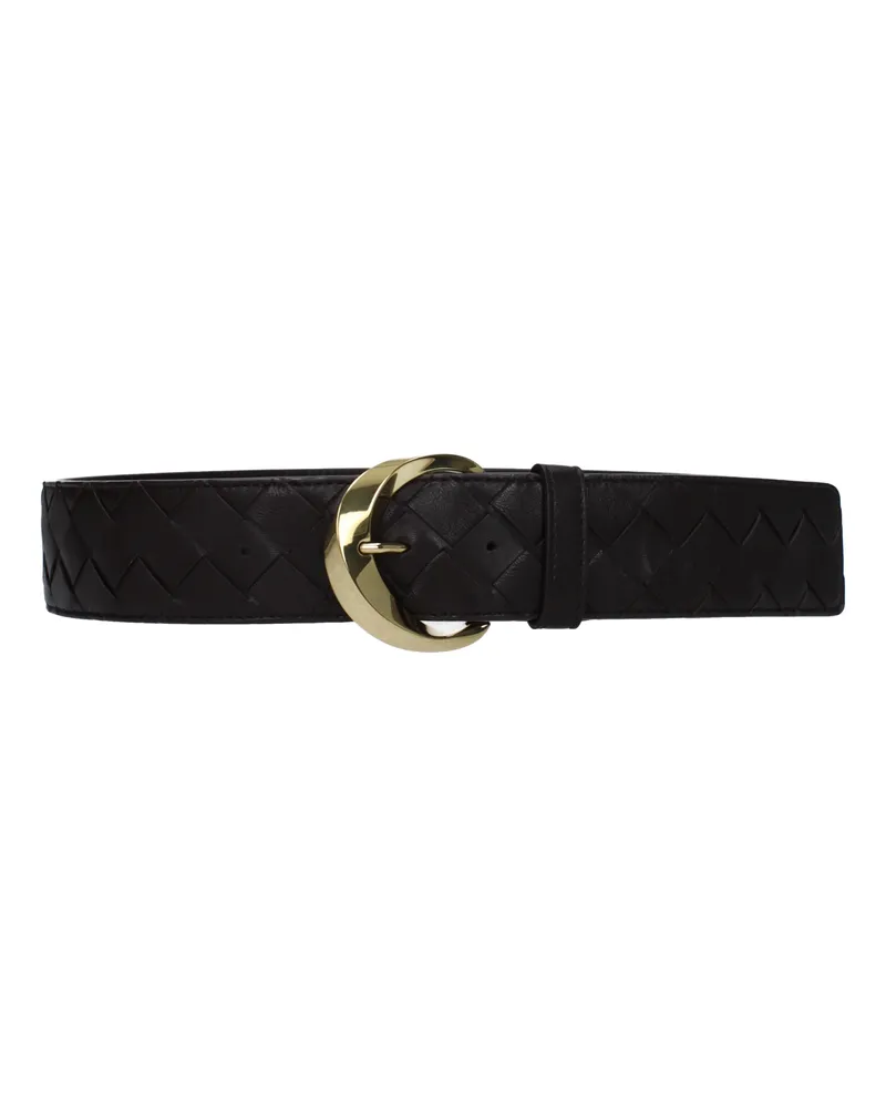 Bottega Veneta Frauen 's Gürtel Leder braun -
