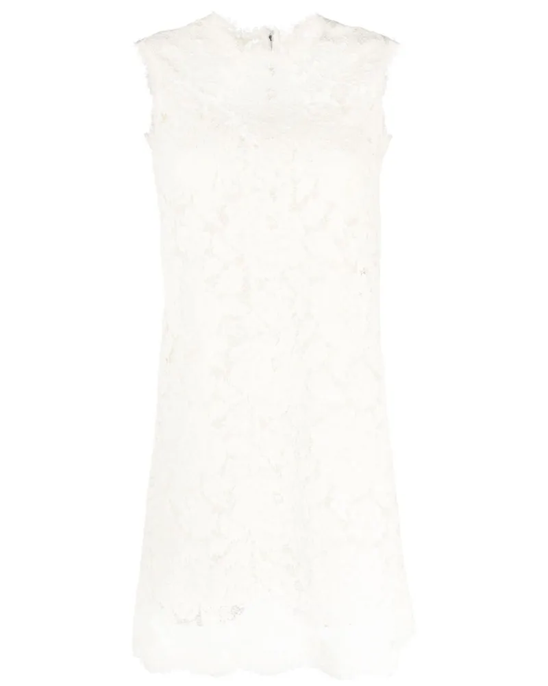 Dolce & Gabbana Spitzenkleid White