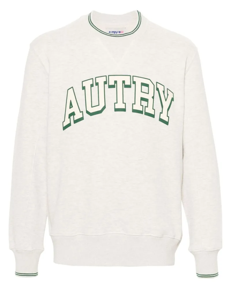 AUTRY Logo Jersey Sweatshirt Green
