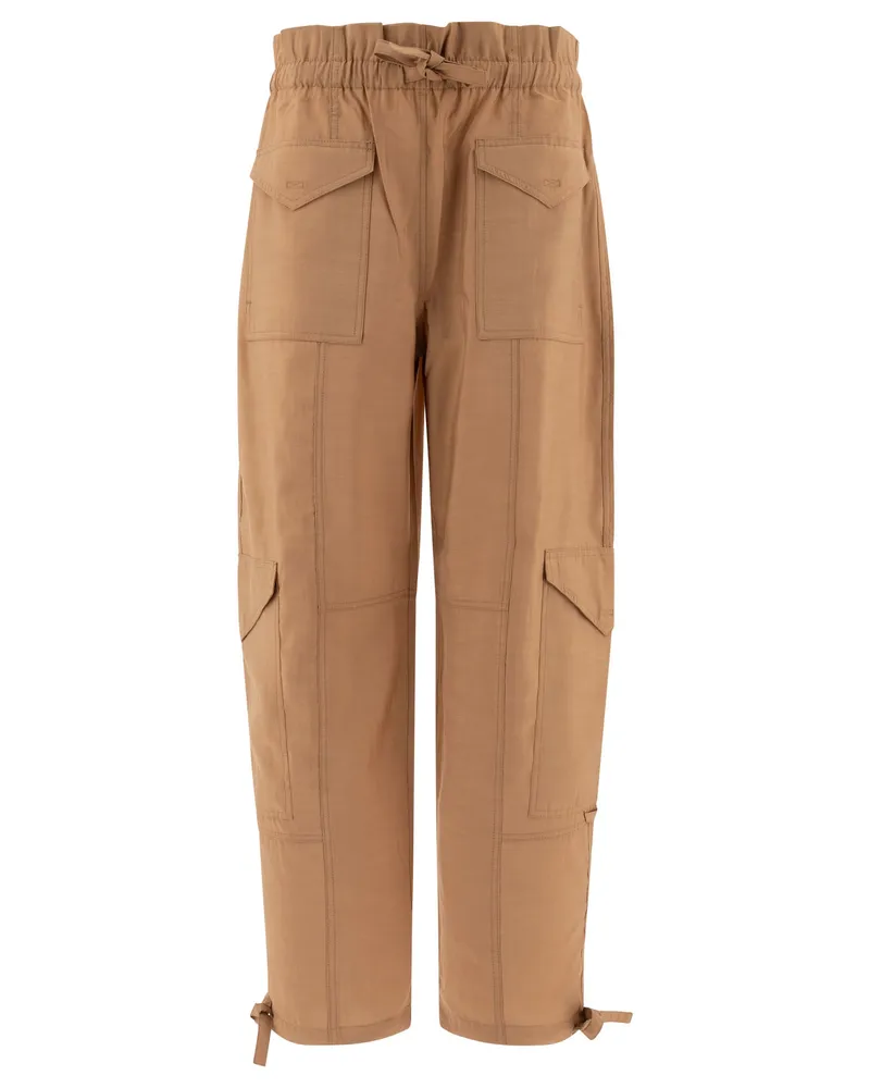 Ganni Hosen Beige