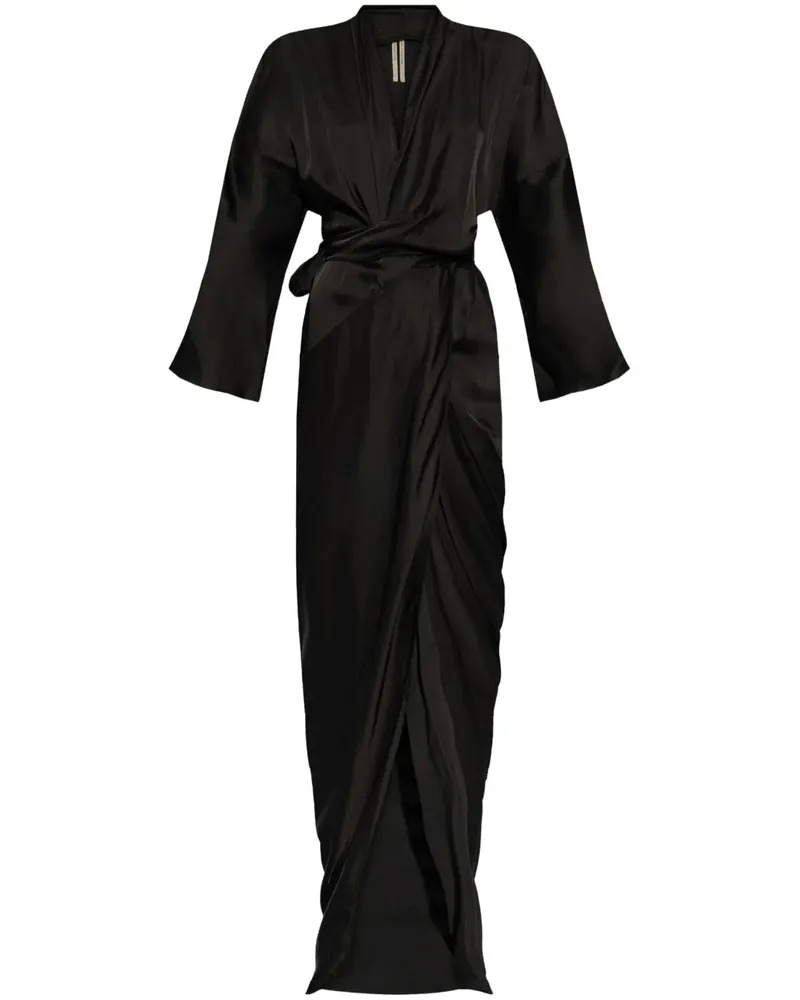 Rick Owens Abito Avvolgent Black