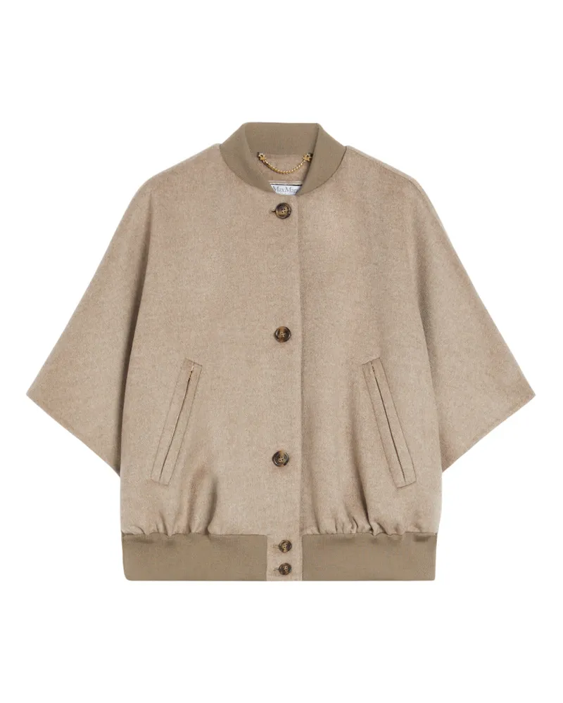 Max Mara Leichtes Kaschmir Cape Beige