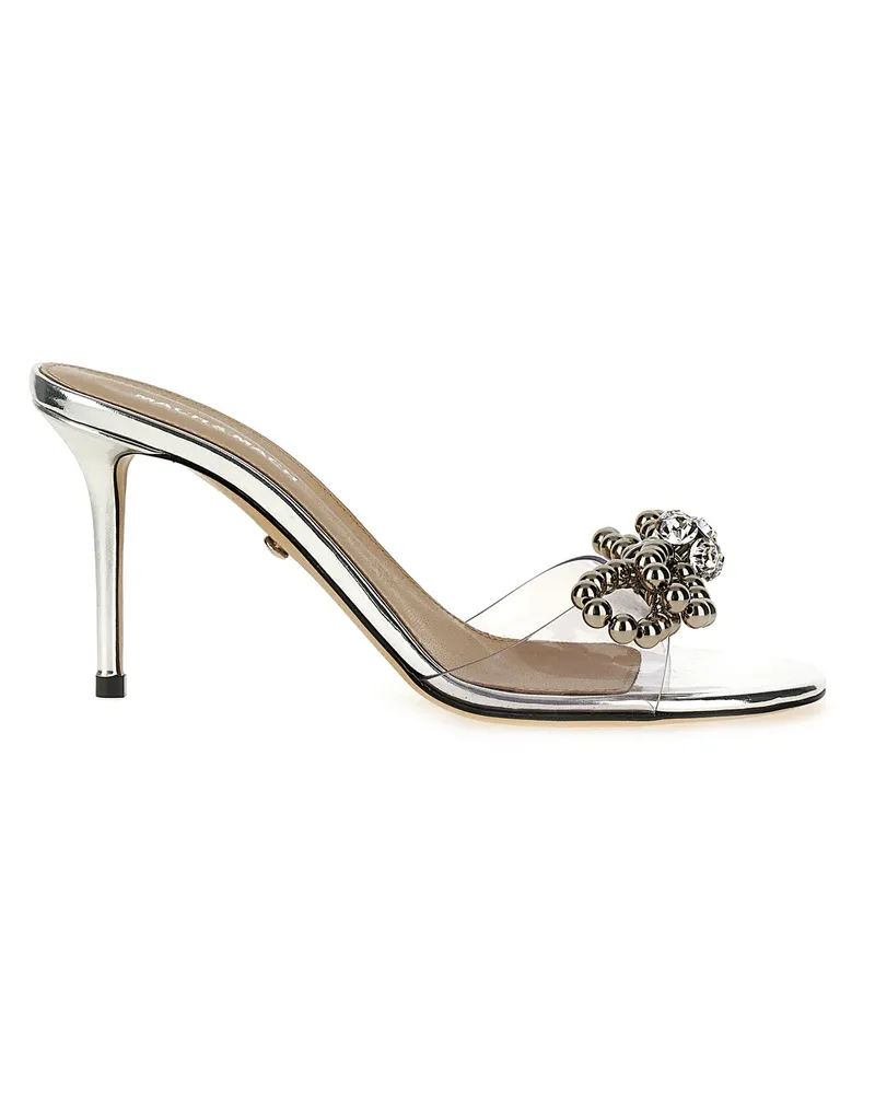 Mach & Mach boden bugen' sandalen Silver