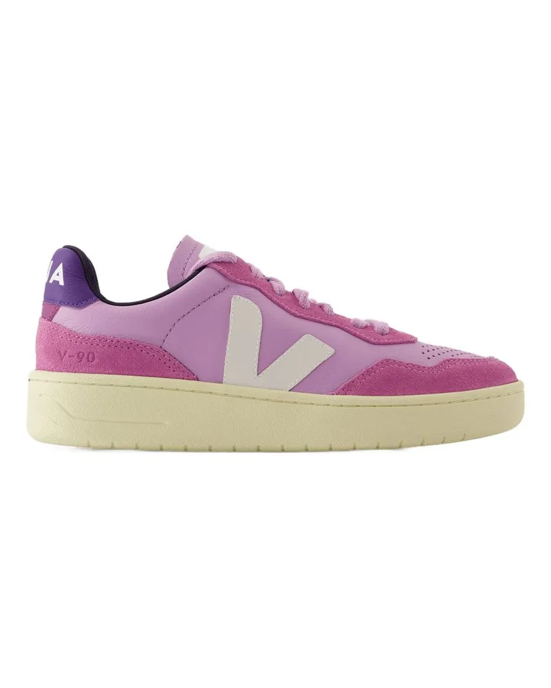 VEJA V 90 Turnschuhe  Leder rosa Pink