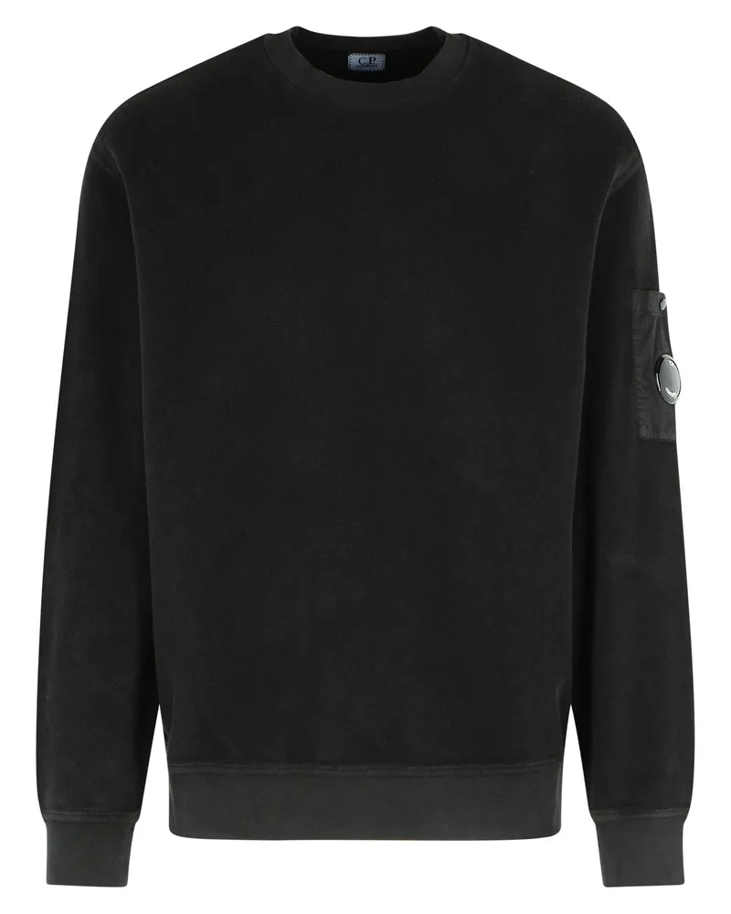 C.P. Company C.P. Firma Black Cotton Sweatshirt Black