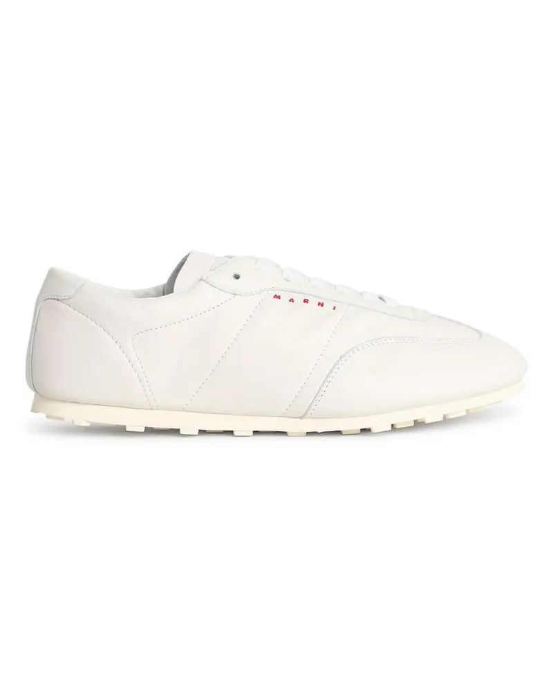 Marni White Lear Sneakers White