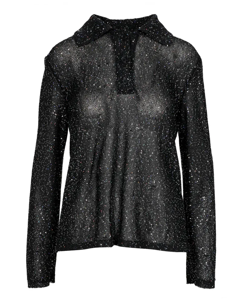 MSGM Pullover schwarz Black