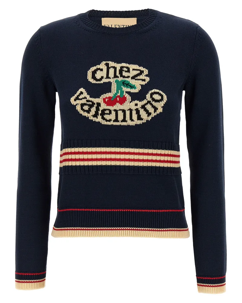 Valentino Garavani Valentino Garavani 'Chez Valentino' Trikot Blue
