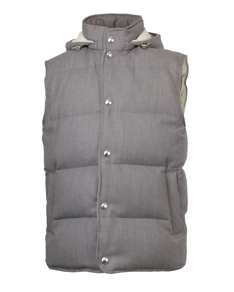 Eleventy ELEGENTY PIUTHINO SMANICATO in Lana Tecnica Grigio Blueberry