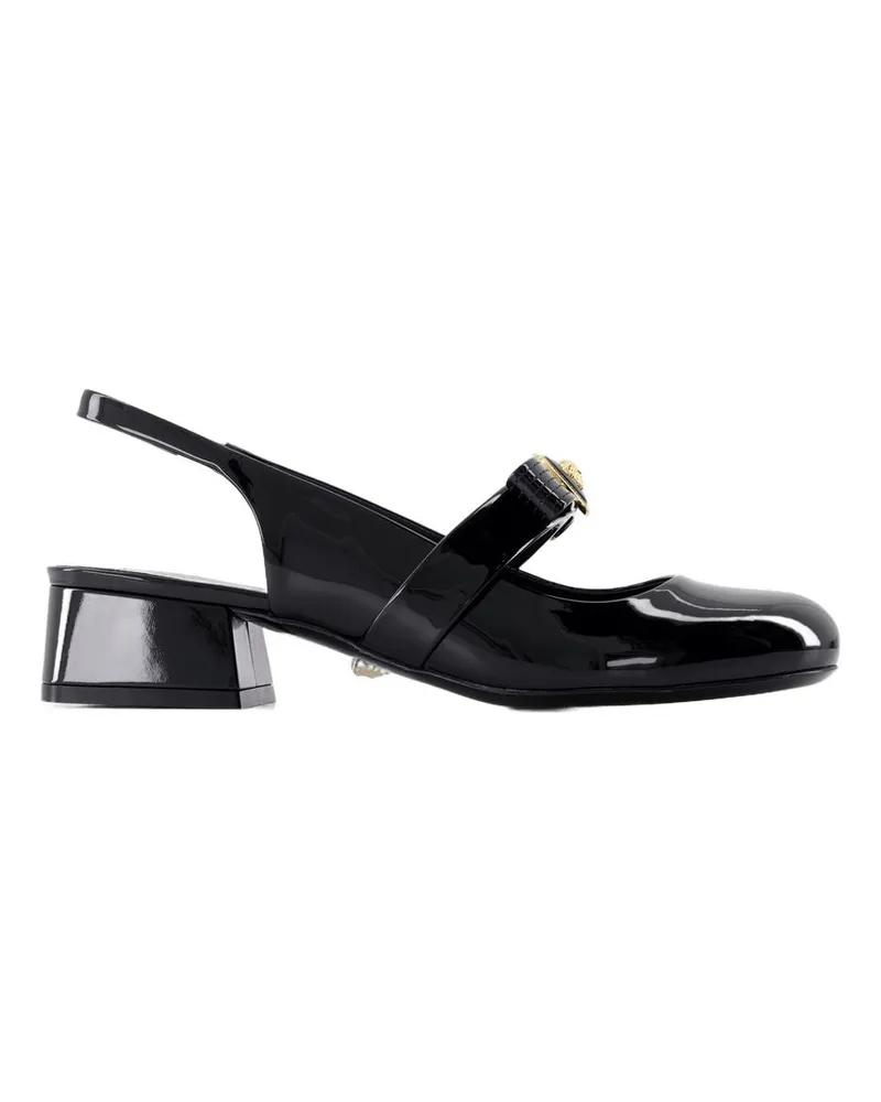 Versace Sligback Gianni Ribbon  Leder schwarz Black