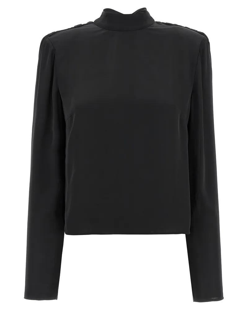 ROTATE Birger Christensen Drehen Sie Birger Christensen 'Satin -Drop -Back' Top Black