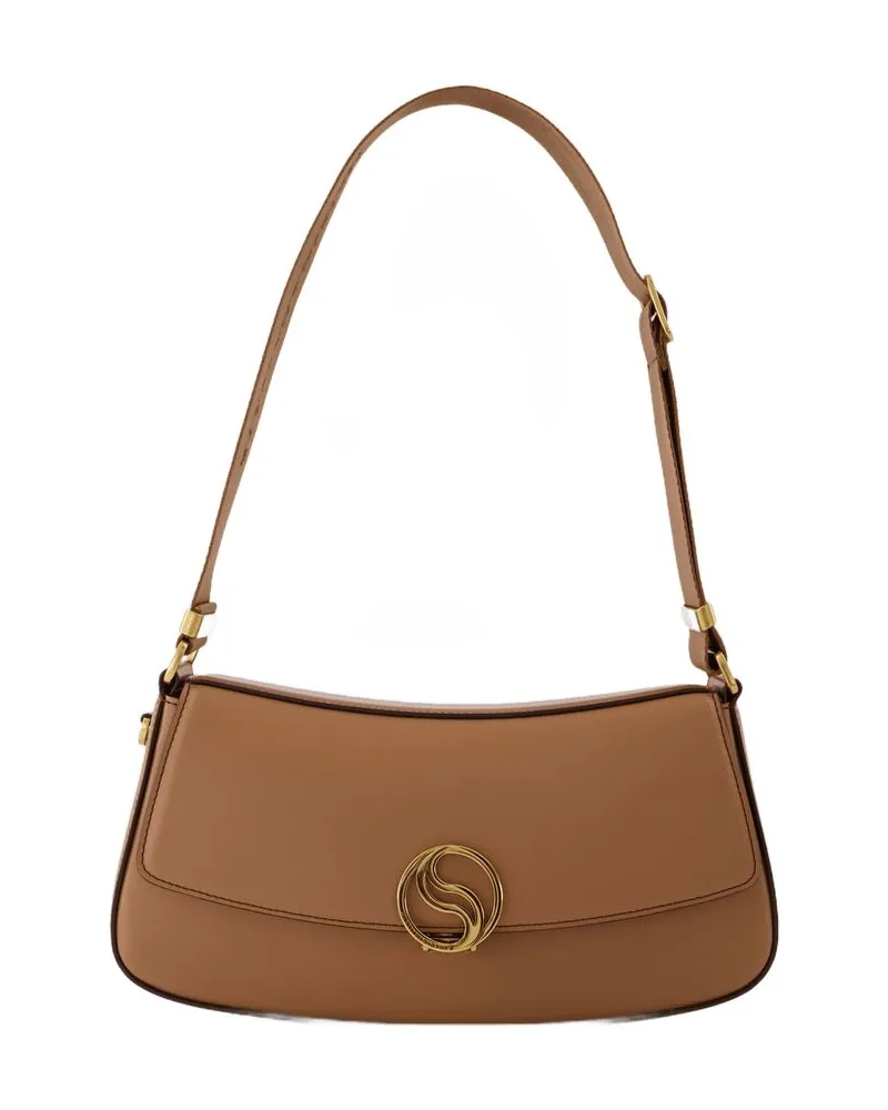 Stella McCartney Kettenbeutel klein in Beige Braun