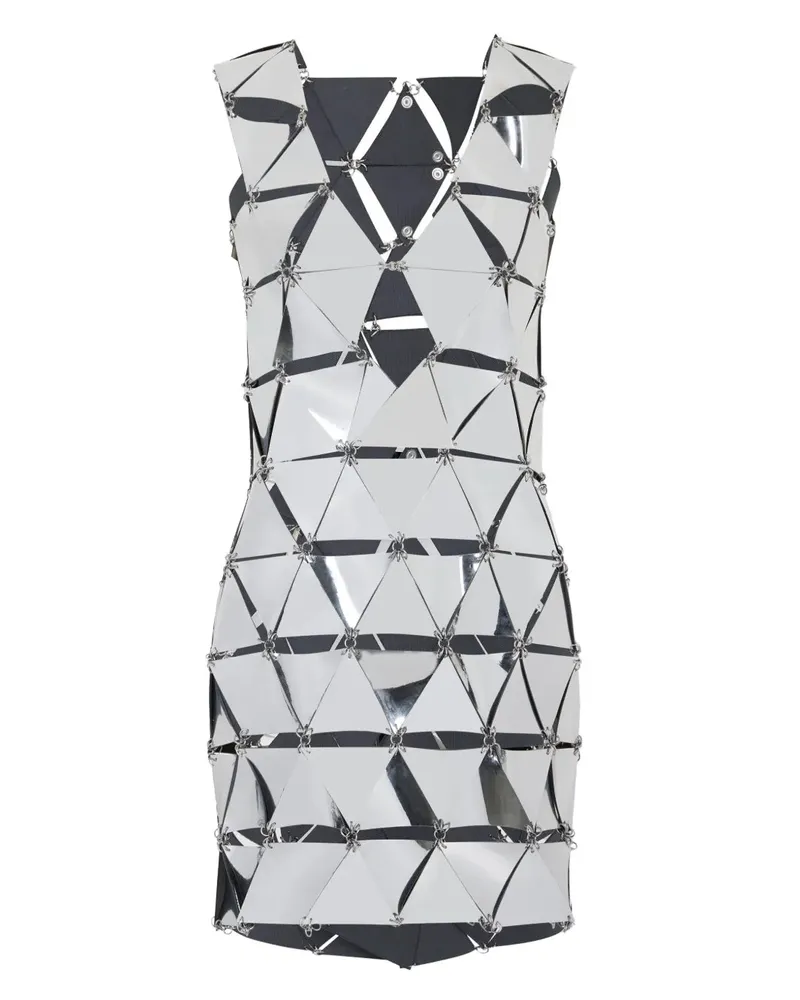 Paco Rabanne Versammlung kurzes Kleid P061