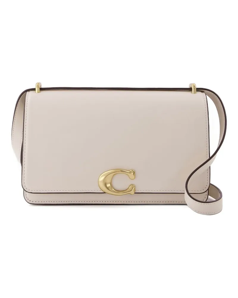 Coach Banditen Umhängetaschen -Trainer Elfenbein Leder Beige