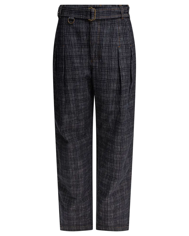 Burberry Check“-Jeans Blue