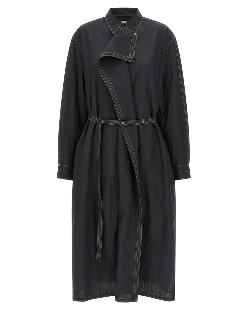 Christophe Lemaire Kleid „Asymmetrisches Hemd Gray