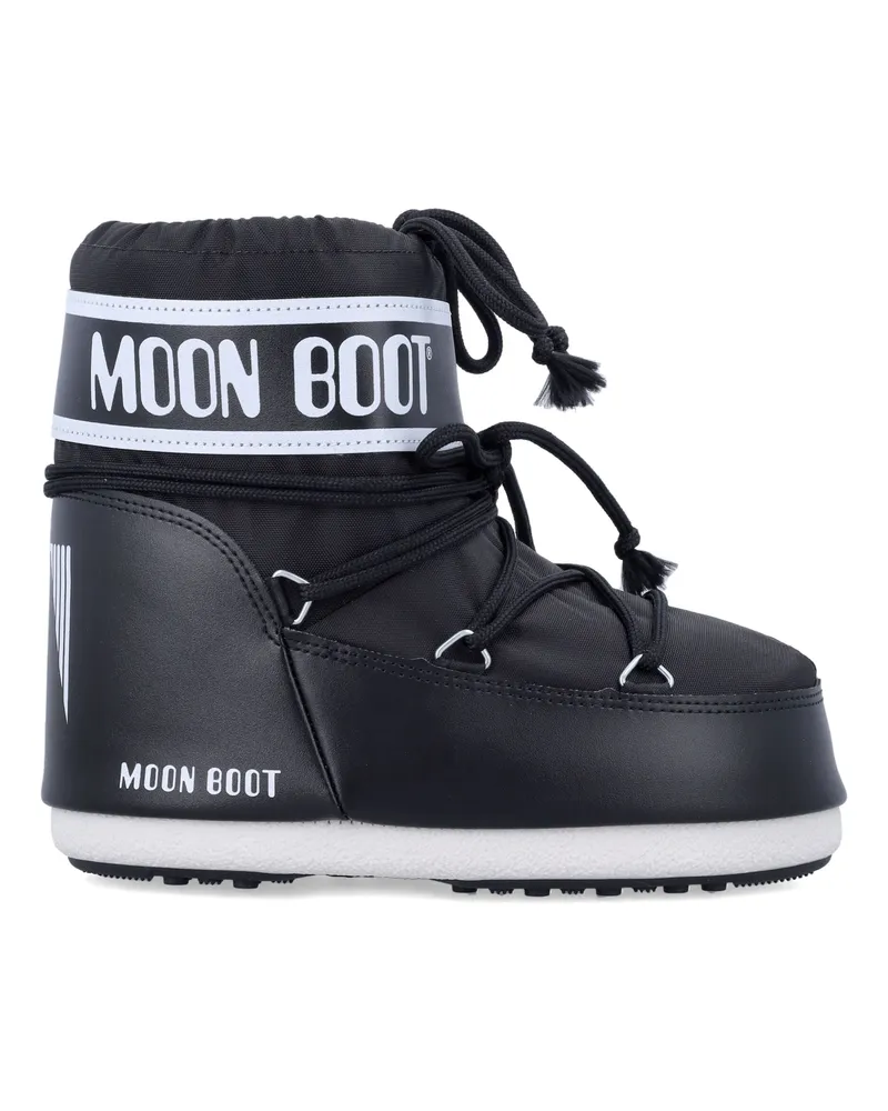 Moon Boot Mondstuhl flache Schuhe schwarz Black