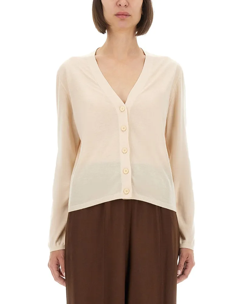 Fabiana Filippi Cashmere und Seidenmagigan Beige