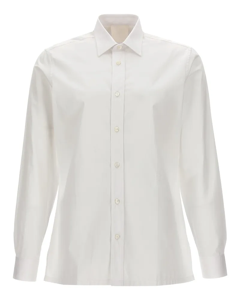 Givenchy Logo Stickhemd White