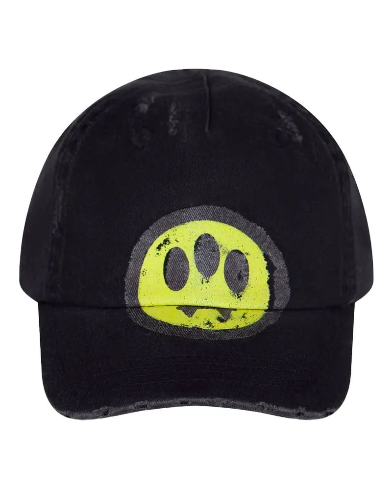 BARROW Cappello Baseball Effetto Graffito Nero Black