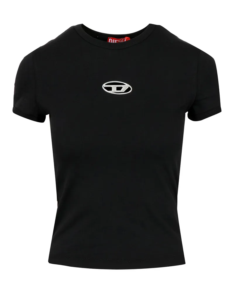 Diesel T-Shirts und Polos Schwarz Black