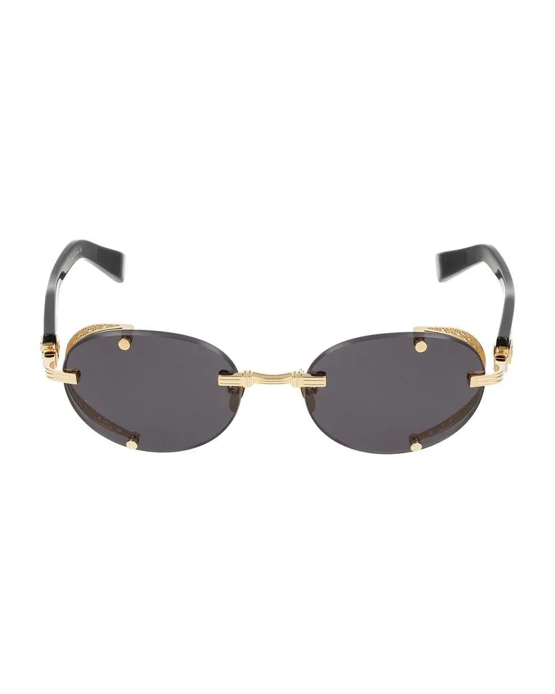 Balmain Sonnenbrille  BPS 153 A Monsieur Gld Blk /18/145 Gld