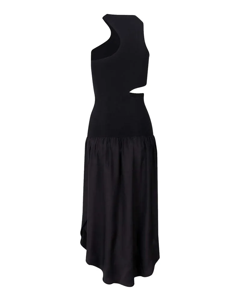 Stella McCartney Seidenausschnitt maximal Schwarz
