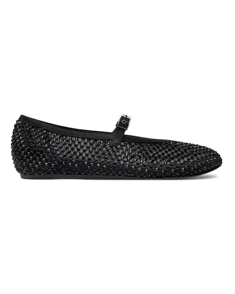 Le Silla flache Schuhe schwarz Schwarz