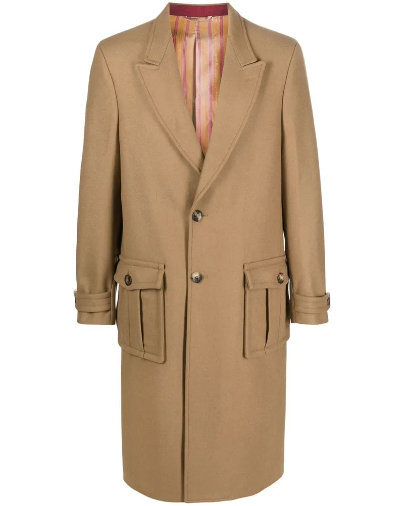 Etro Wollmantel Beige
