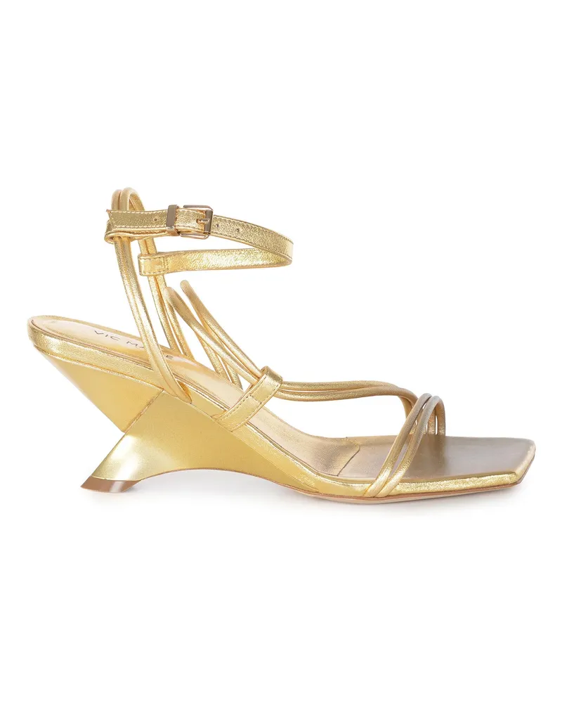 Vic Matié Vic Matiè Sandalen aus Leder Golden