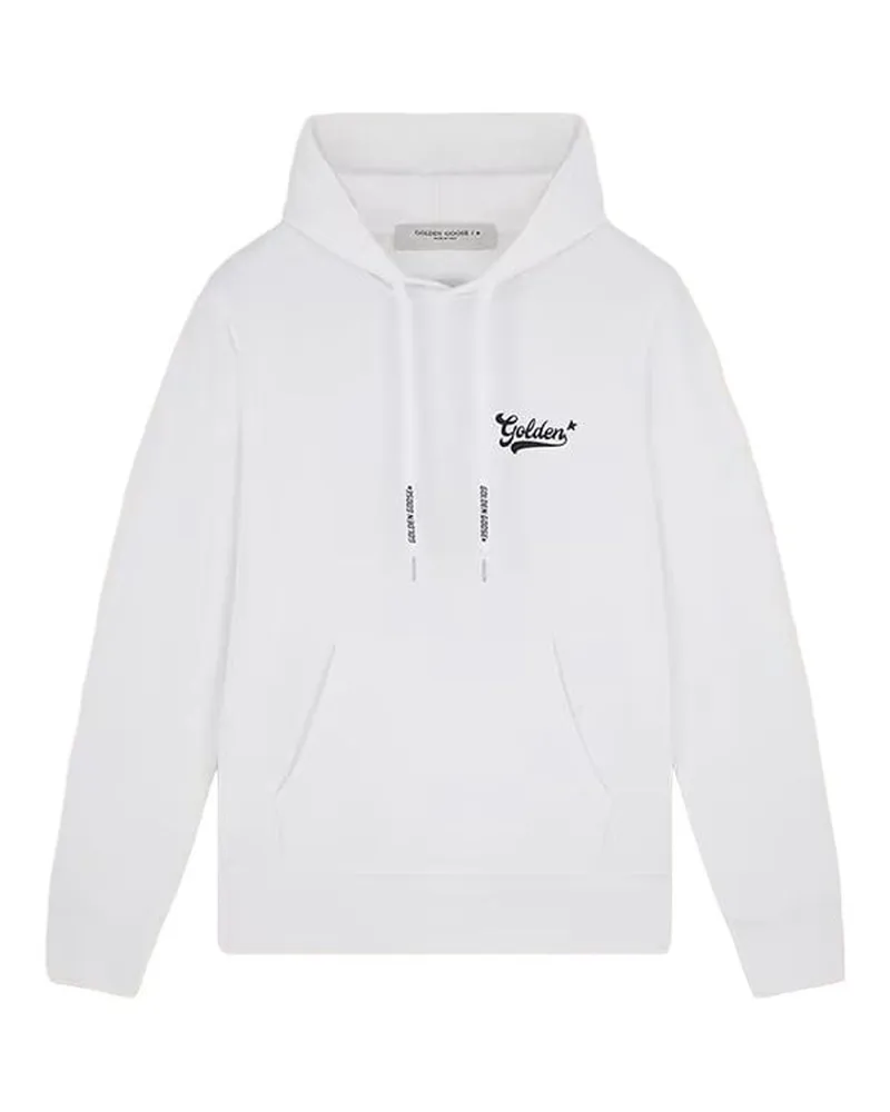 Golden Goose Golden Gans Reise Hoodie Sweatshirt Weiß
