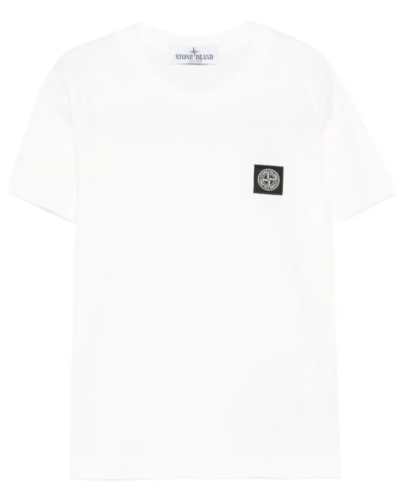 Stone Island T -Shirt mit Logo White