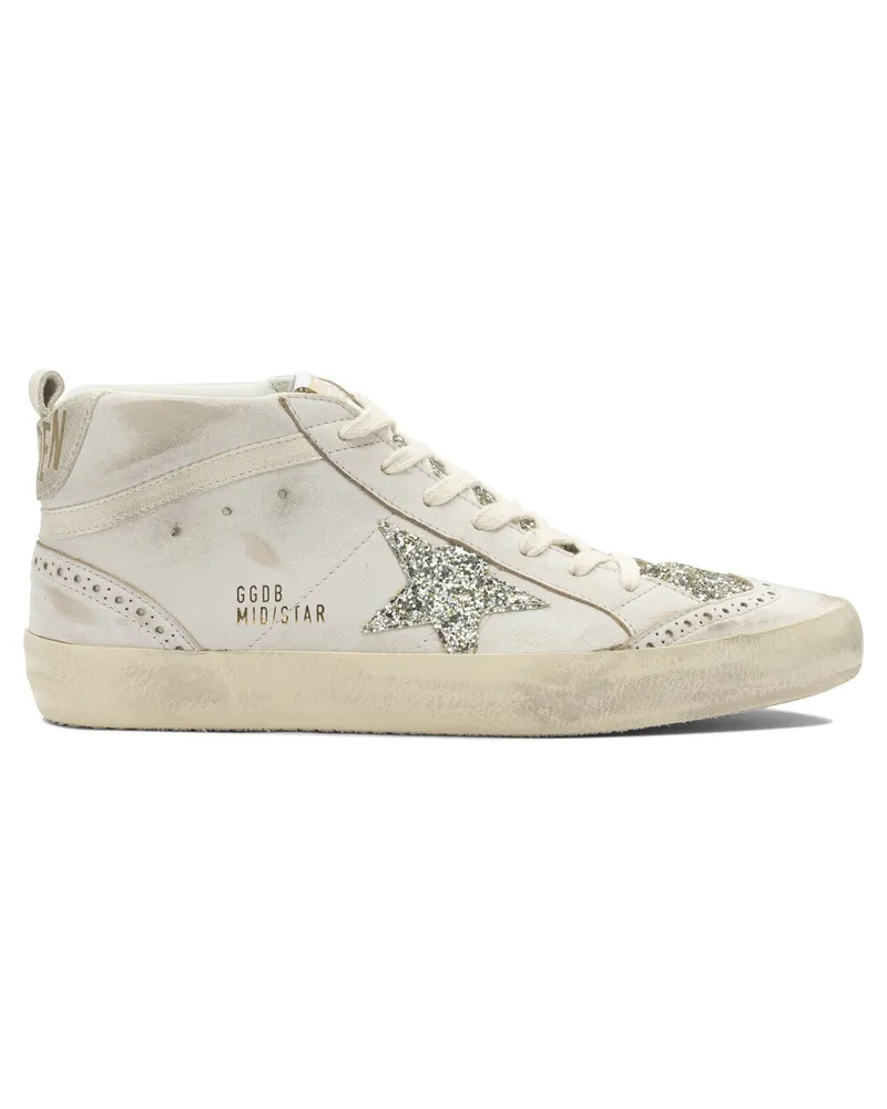 Golden Goose Mid Star“-Sneaker White