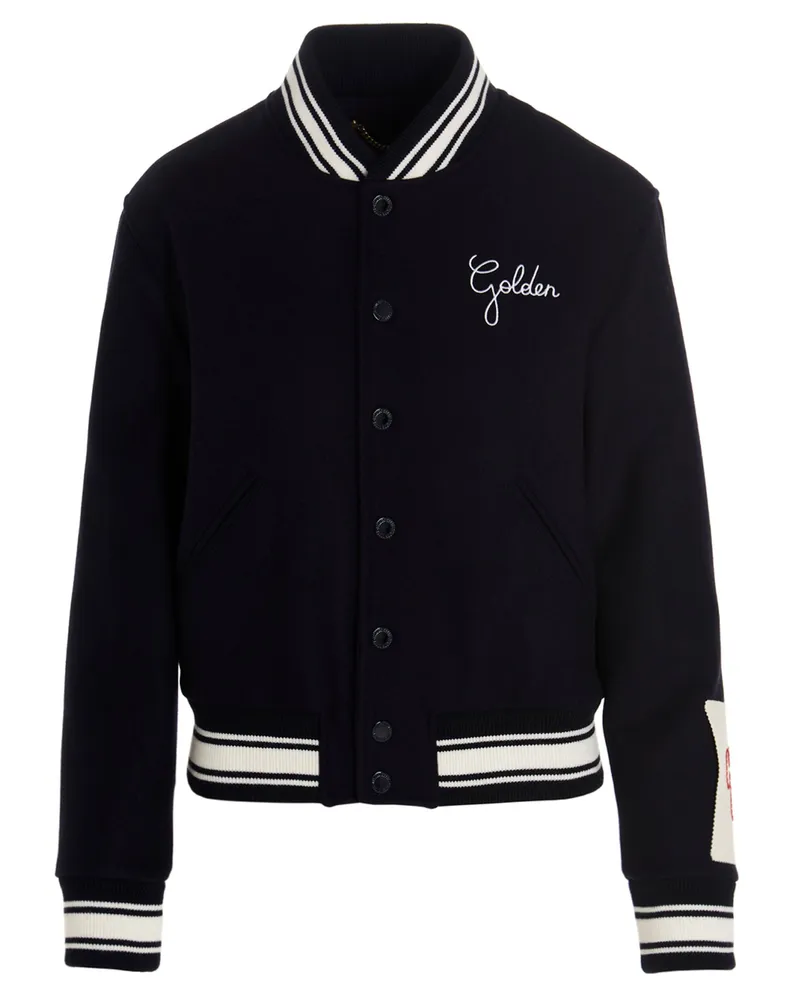 Golden Goose Golden Gans 'Dirce' Bomberjacke Blau