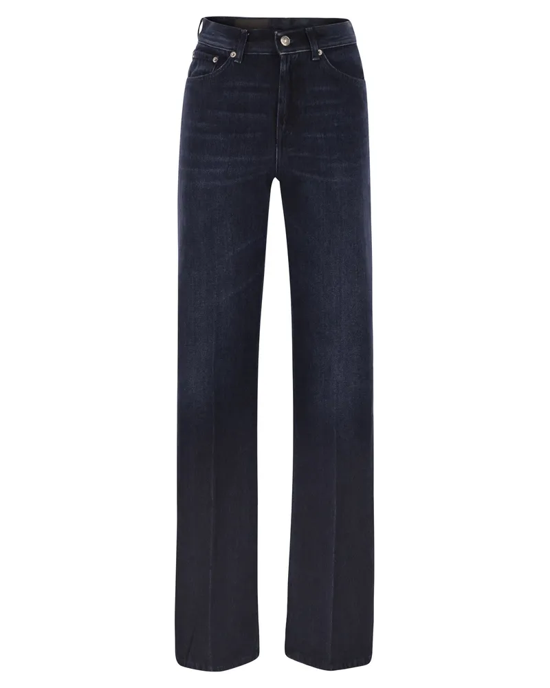 Dondup Amber Five-Pocket-Jeans mit weitem Bein Dark