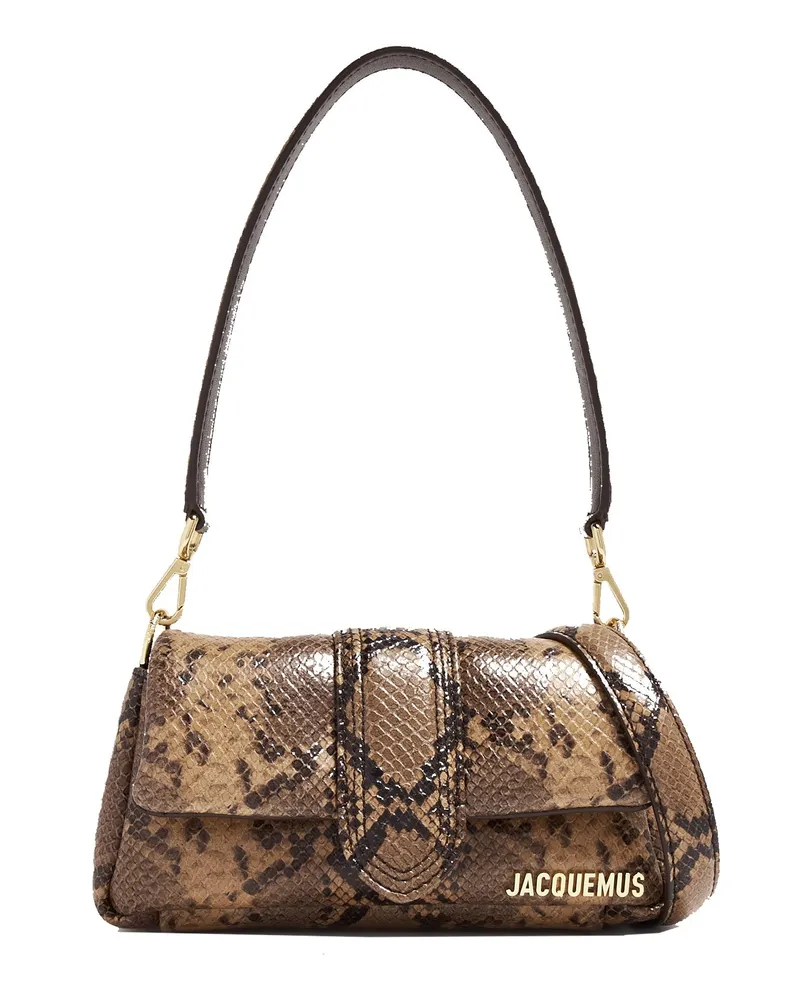 Jacquemus le Petit Bambimou geprägter Tasche Brown