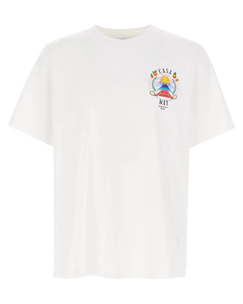 Casablanca Paris Casa Way Mountain' T -Shirt Multicolor