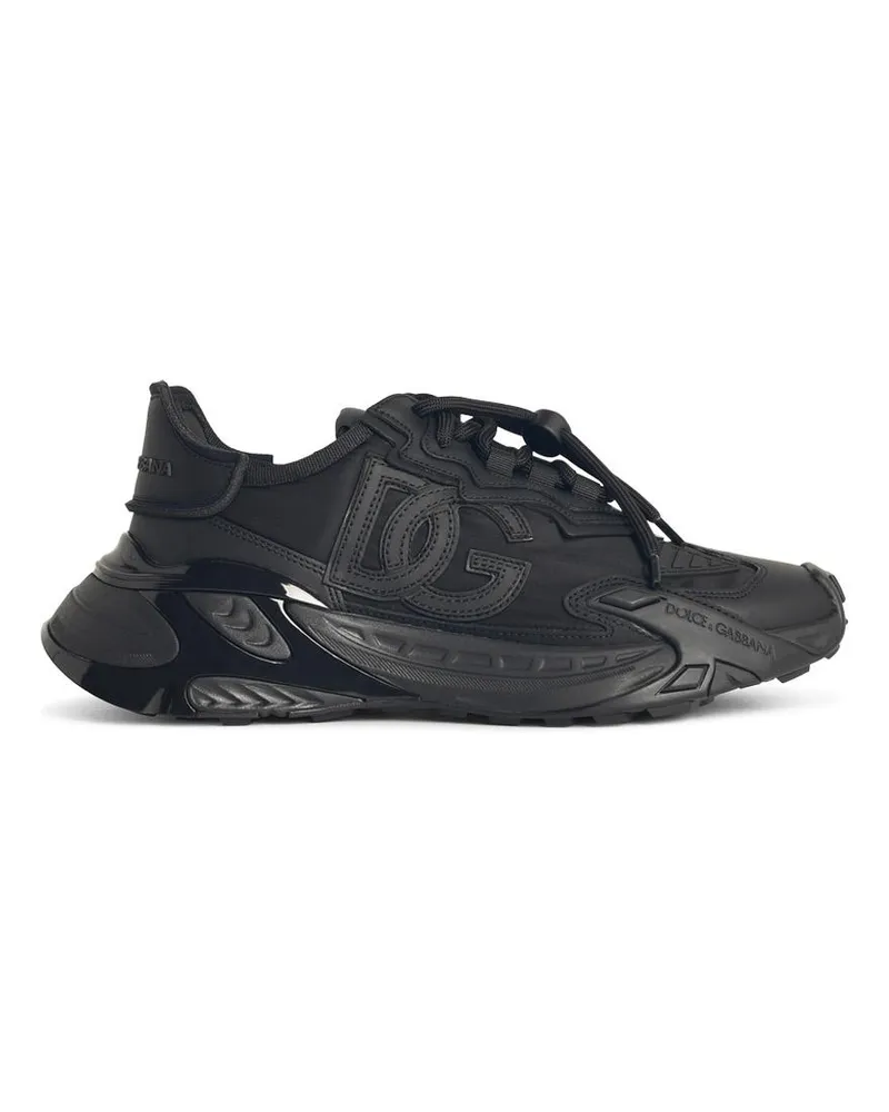 Dolce & Gabbana Daymaster' Black Lear Blend Sneakers Black