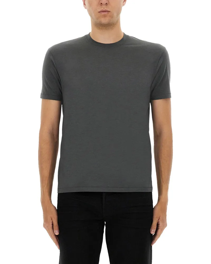 Tom Ford reguläres Fit T -Shirt Grey